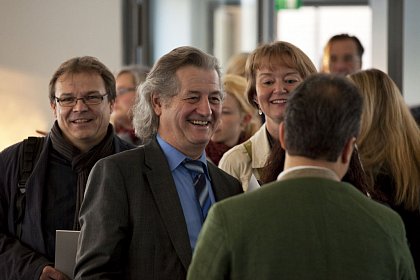 Rudolf Sailer, Prsident des Deutschen Gehrlosen-Bund, war einer der prominenten Gste und Referenten